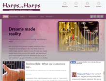 Tablet Screenshot of harps.com.au